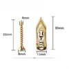 Self-Tapping Drywall Anchors with Expansion Screws – Heavy-Duty Zinc-Plated Steel Kit