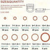 Silicone O-Ring Assortment Kit for Plumbing, Auto Repair, and Sealing Applications