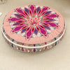 Bohemian Round Floor Cushion with Anti-Slip Base