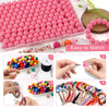 Food-Grade Silicone Beads for Jewelry Making – 3 Sizes