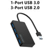 4-Port USB 3.0 Hub for Laptops and Desktops