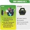 Foldable 17L Storage Organizer Basket with Carry Handle