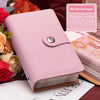 PU Leather Cash Envelope Budget Binder