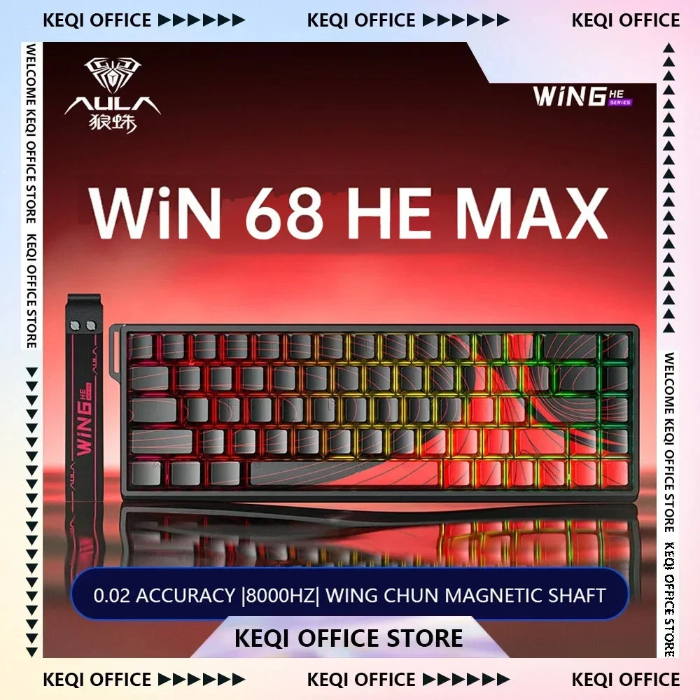 Aula Win60/Win68 Magnetic Switch Gaming Keyboard with 8K Polling