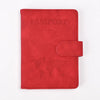 PU Leather Passport Holder with Credit Card Slots