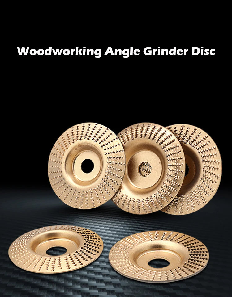4-Inch Woodworking Sanding Shaping Disc for Angle Grinder
