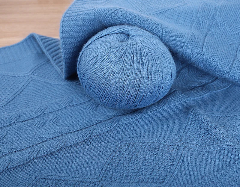 Premium 100% Cashmere Yarn 6-Skein Set for Knitting