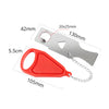 Portable Door Lock with Key for Travel Security