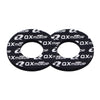 A pair of black universal dirt bike handlebar grips with the OXmotor logo.