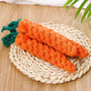 Carrot-Shaped Cotton Rope Dog Toy