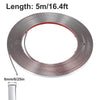 A coil of chrome car door edge guard trim strip with a 5-meter length and 6mm thickness.