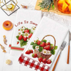 Strawberry Basket Kitchen Towel Set (2-Pack)