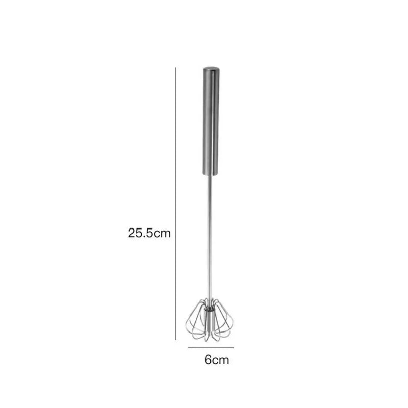 Stainless Steel Manual Rotary Whisk