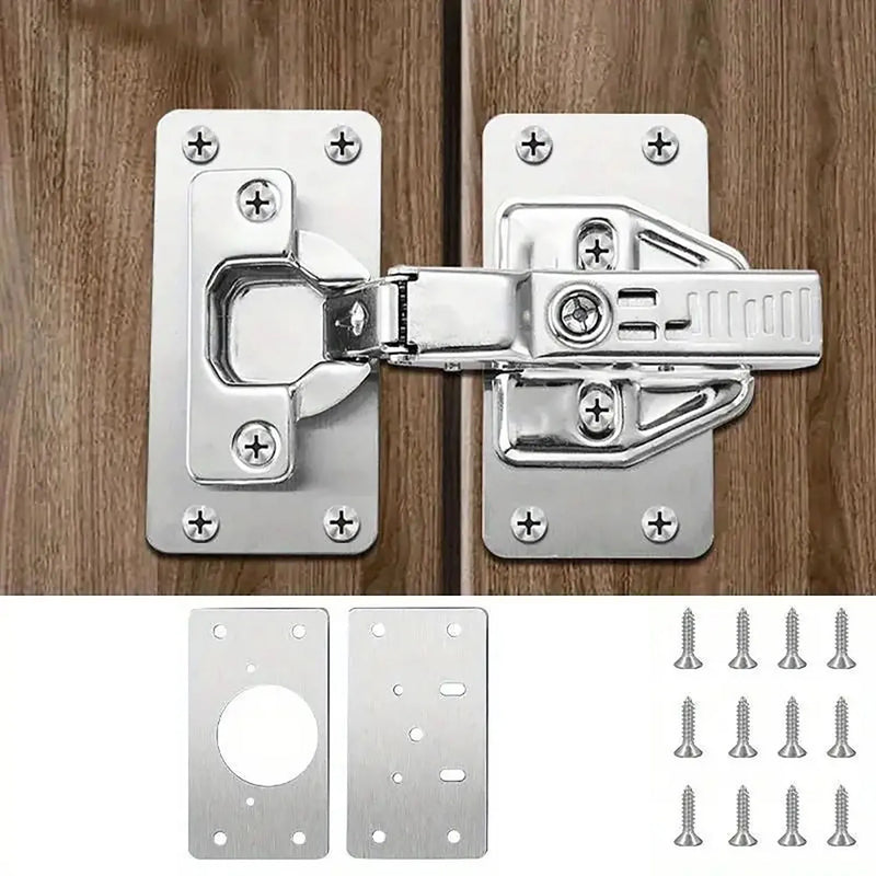 Stainless Steel Cabinet Hinge Repair Plate
