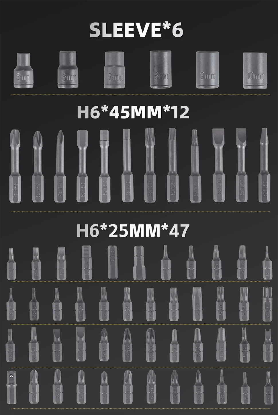 69-in-1 Magnetic Ratchet Screwdriver Kit