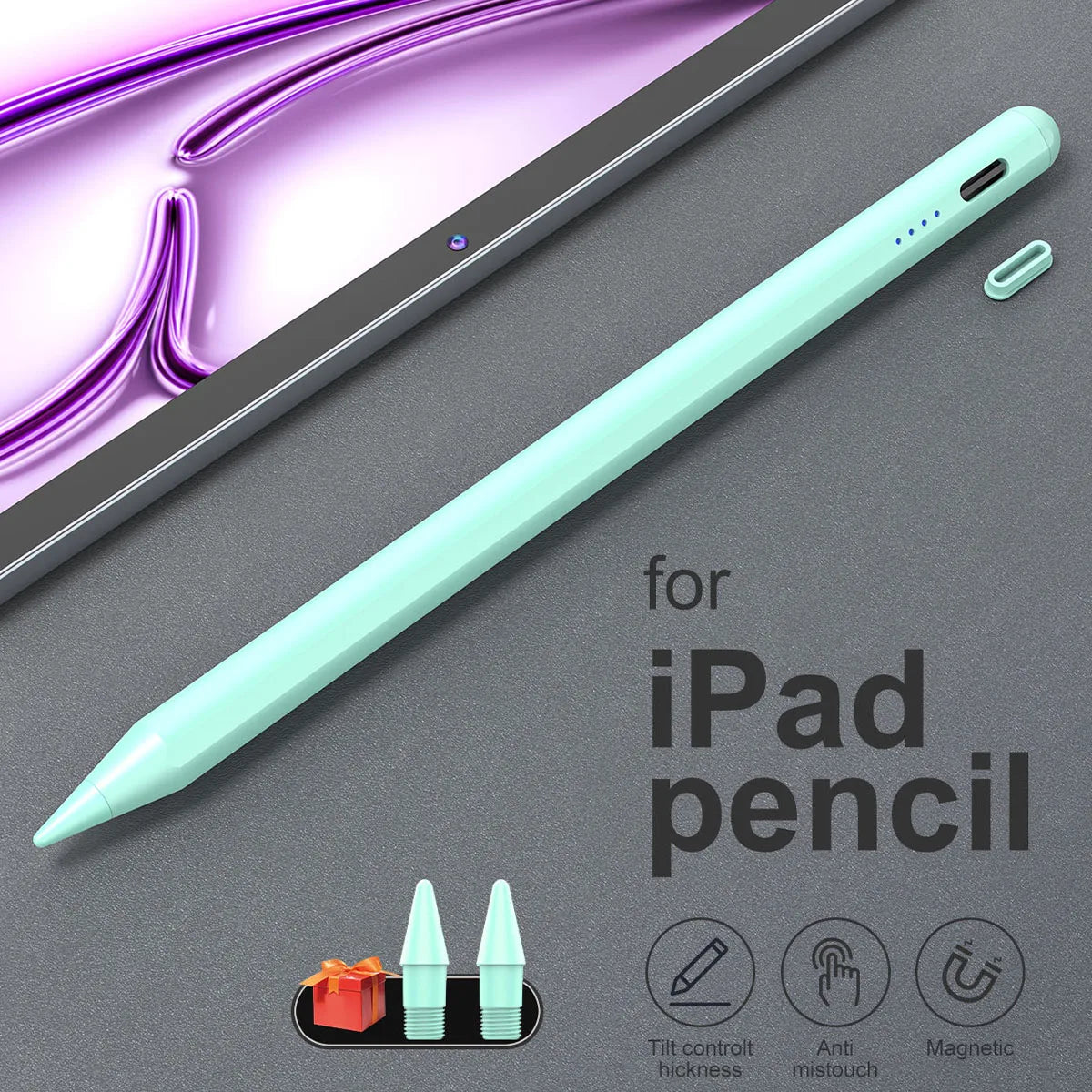 Precision Stylus Pen for iPad with Palm Rejection & Tilt Sensitivity