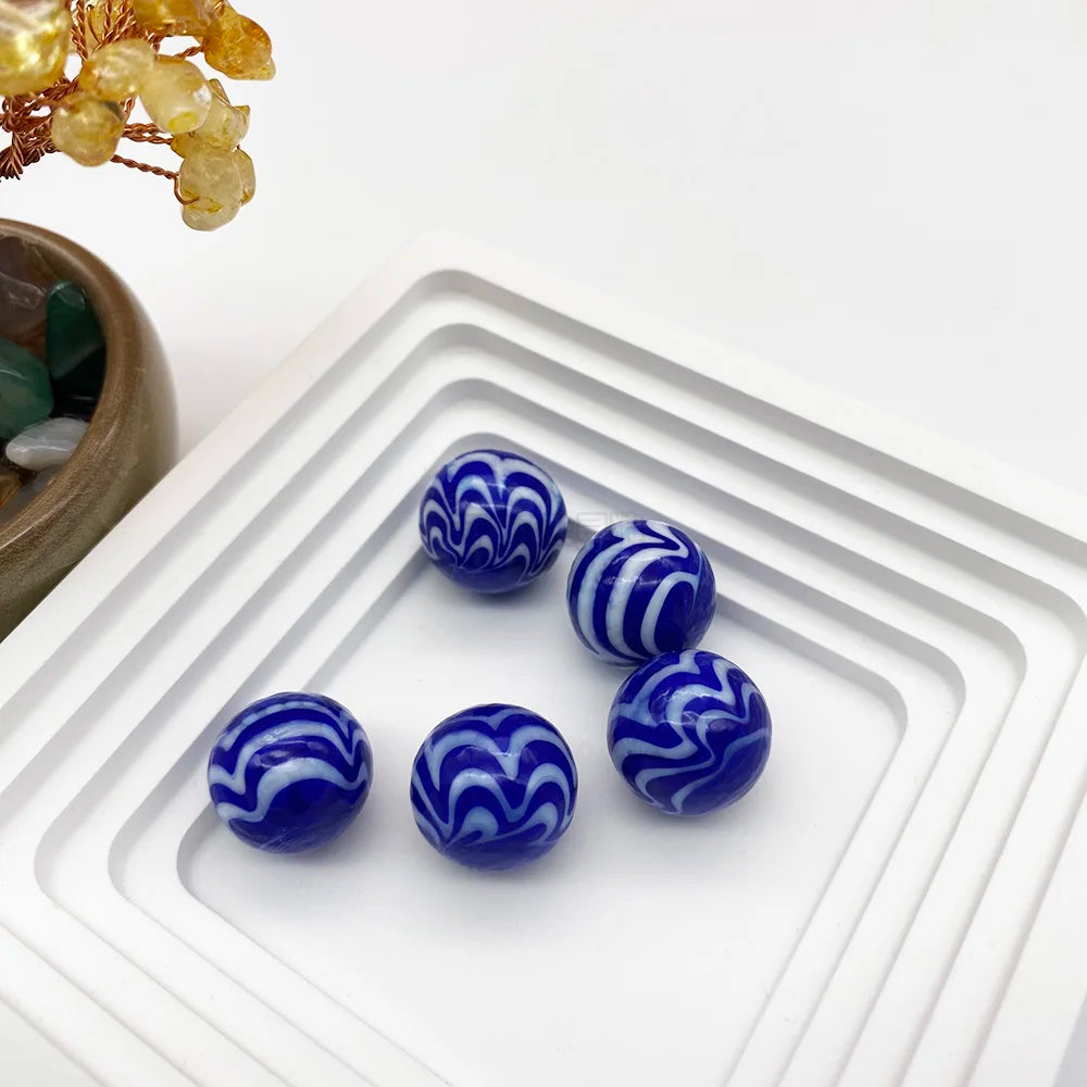 Handcrafted Glass Marbles Set for Games, Décor & Collecting