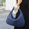 Vegan-Leder gewebte Hobo-Tasche