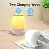 Rechargeable Egg Night Light with 7 Colors & Dimming