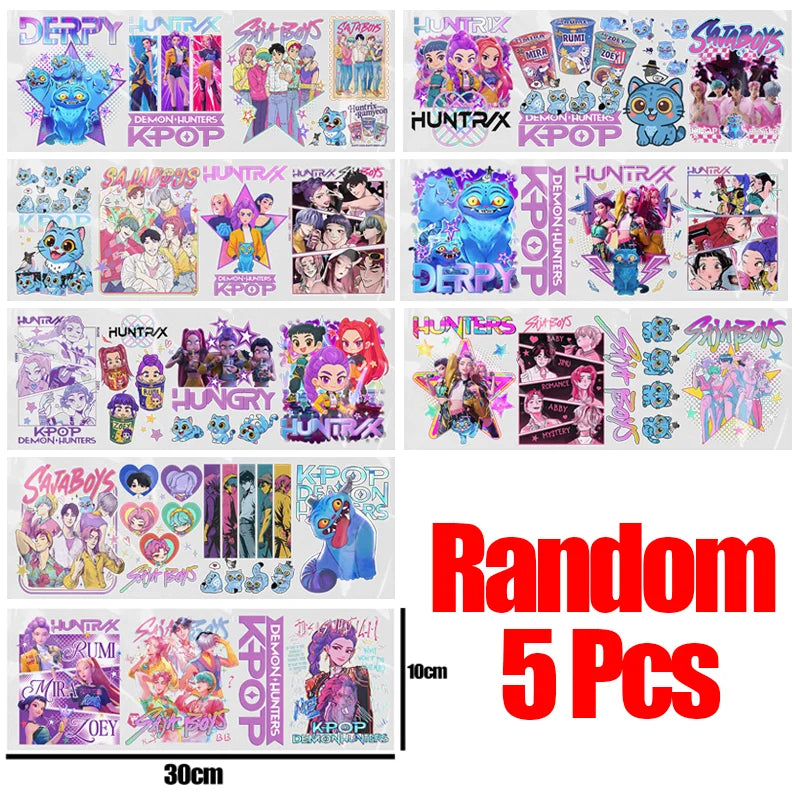 UV DTF Waterproof Transfer Stickers for Custom DIY Decor