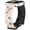 Two-Tone Floral Silicone Watch Strap for Redmi Smartwatches