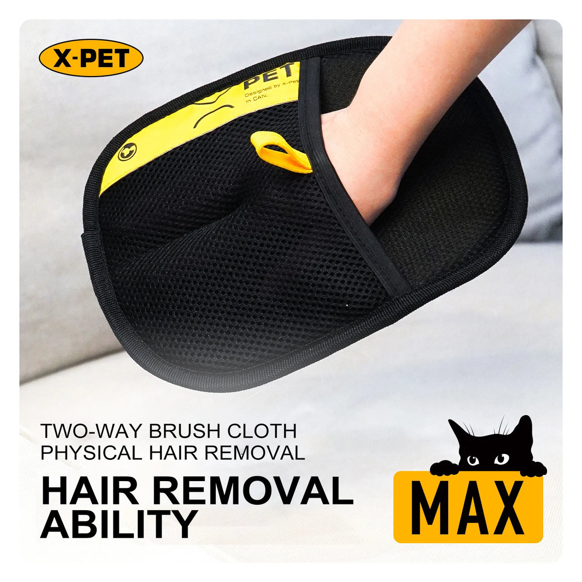 Pet Hair Removal Grooming Gloves