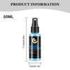 50ml bottle of interior conditioner for car leather and plastic with a gloss finish