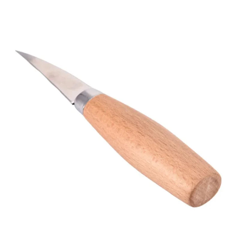Wood Carving Knife with Ergonomic Wooden Handle