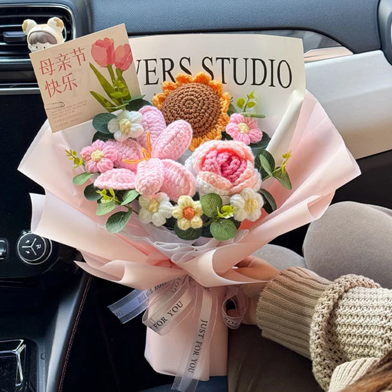 Handmade Crochet Flower Bouquet – Everlasting Gift for Any Occasion
