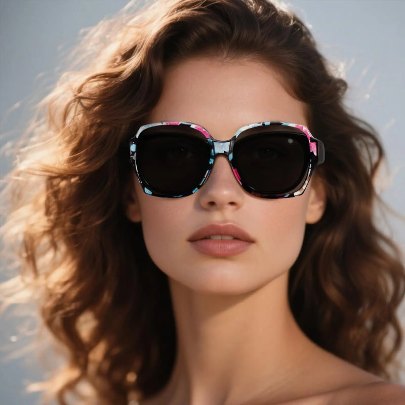 Square Fit-Over Sunglasses for Glasses Wearers