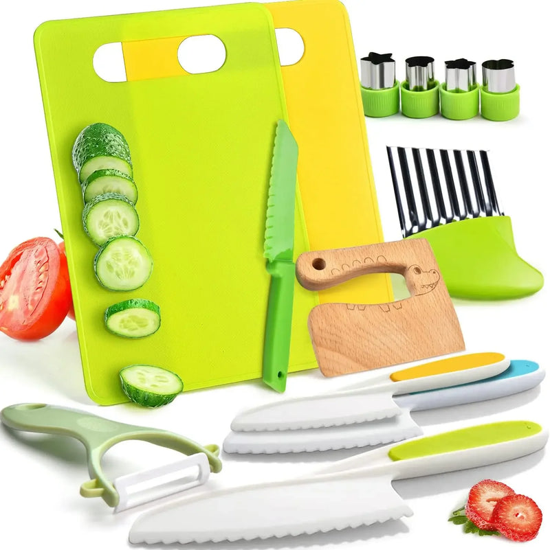 17-Piece Montessori Kids Cooking Set