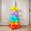 Montessori Wooden Shape Sorting Stacking Toy for Toddlers