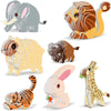 3D-Tier-Puzzle aus Papier – DIY Lernspielzeug