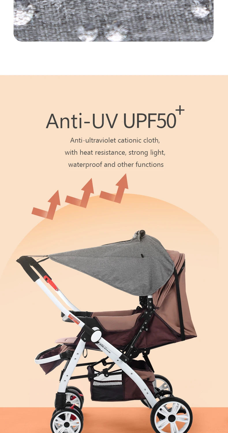 Universal Stroller Sun Shade with UV Protection