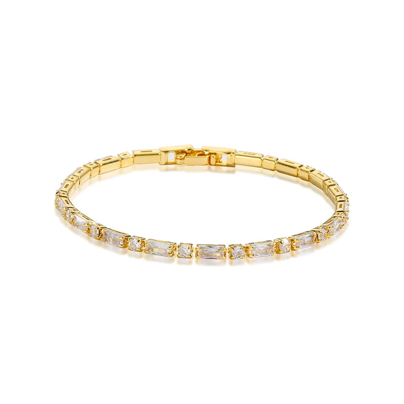 Bracelet Tennis en Zircon Cubique Délicat