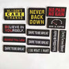 Inspirational Embroidered Patches Backpack