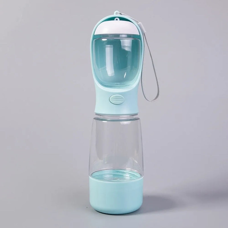 3-in-1 Portable Dog Water Dispenser with Food Container & Waste Bag Holder