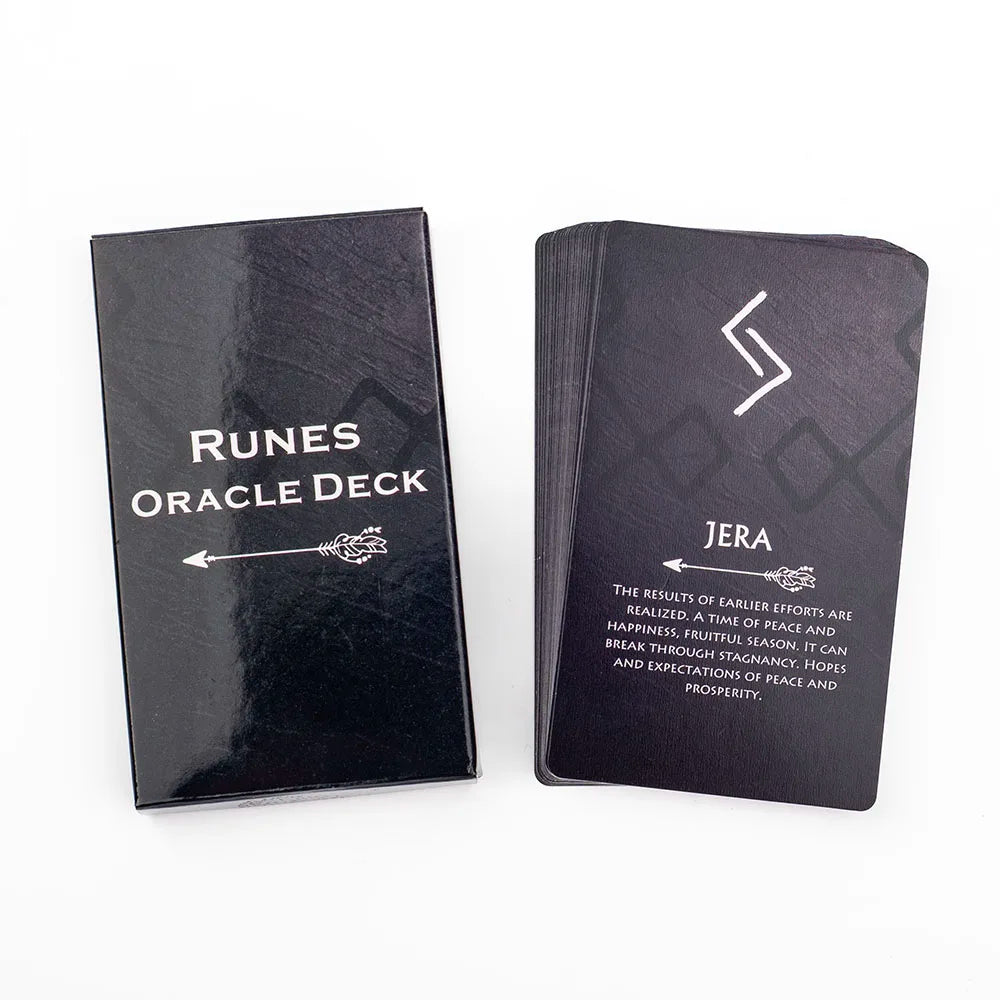 Tarot Runes Oracle Card Deck - 26 Cards for Reflection & Insight