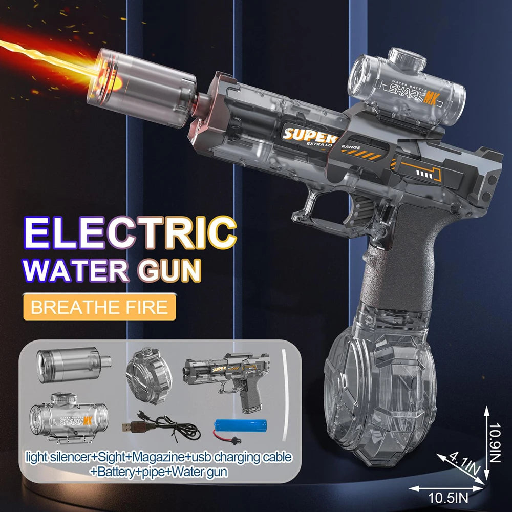 Electric Water Gun Blaster for Outdoor Summer Fun
