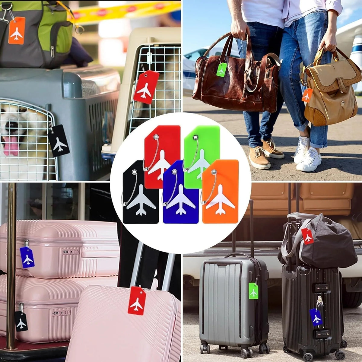 Silicone Luggage Tags for Identification