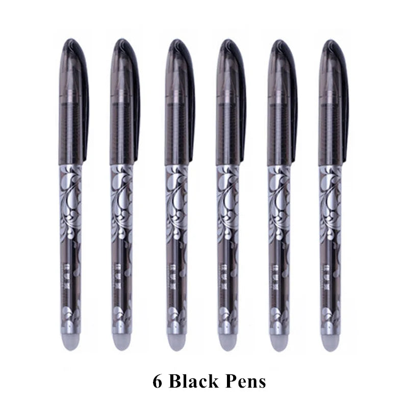 Erasable Gel Pen Set with Refills & Eraser