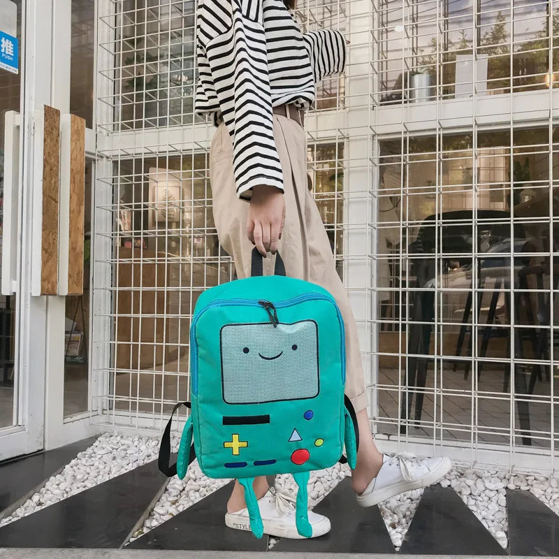 3D Cartoon Robot Backpack for Kids and Students