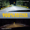Ultra-Bright LED Headlight Bulbs with Canbus Technology (Pair)