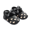 Classic Bow Baby Girl First Walker Shoes with Anti-Slip Sole
