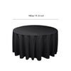Round Solid Color Polyester Tablecloth for Weddings, Parties & Dining