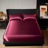 Silky Ice Silk Fitted Sheet with Elastic Edge