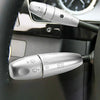 Mercedes S-Class W221 Wiper Lever Covers (Set of 3) – Silver ABS
