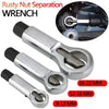 A set of metal wrenches for splitting rusty nuts and screws in sizes ranging from 9-12 mm to 16-22 mm.
