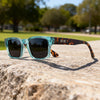 Retro-Vintage Sonnenbrille in quadratischer Form