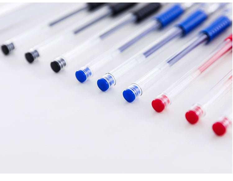 Smooth 0.5mm Gel Pen Set with Refills (Black, Blue, Red)